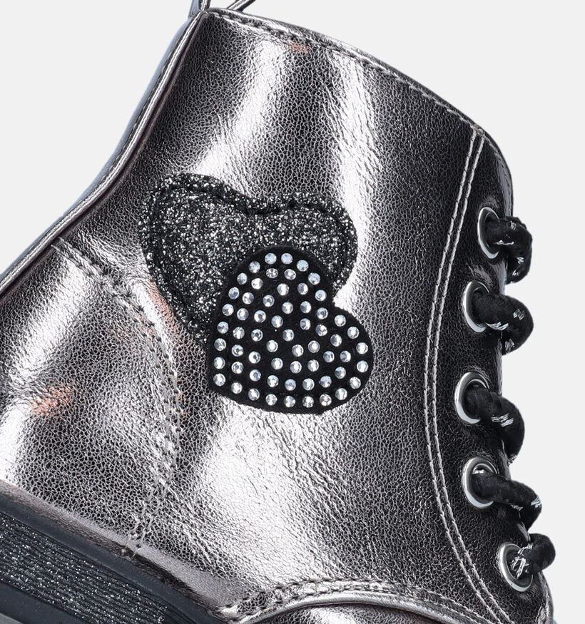 Milo & Mila Boots pour bébé en Argent pour filles (347095)