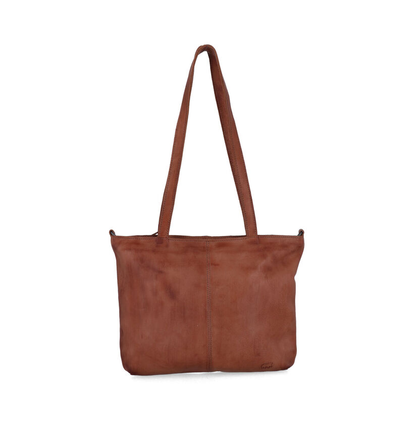 Bear Design Sac à bandoulière en Cognac pour femmes (334026)