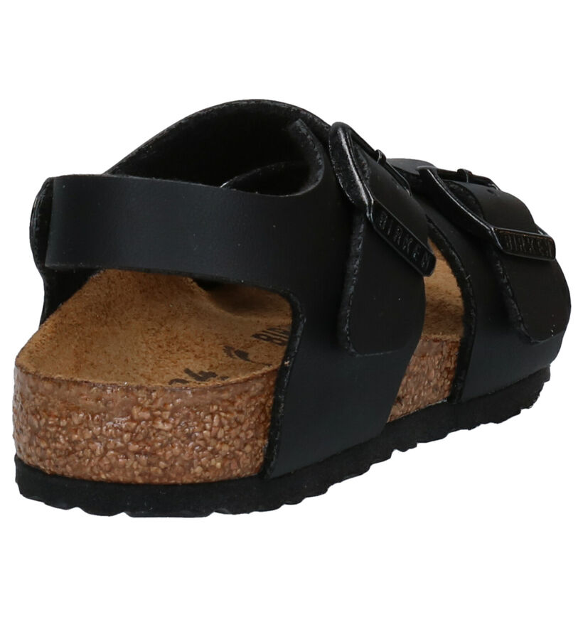 Birkenstock New York  Sandales en Noir pour garçons (338096)