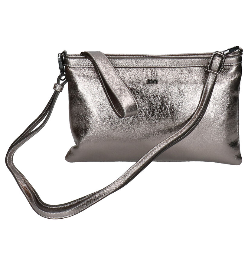 BOO! Brazzle Zilveren Crossbody Tas in kunstleer (300698)