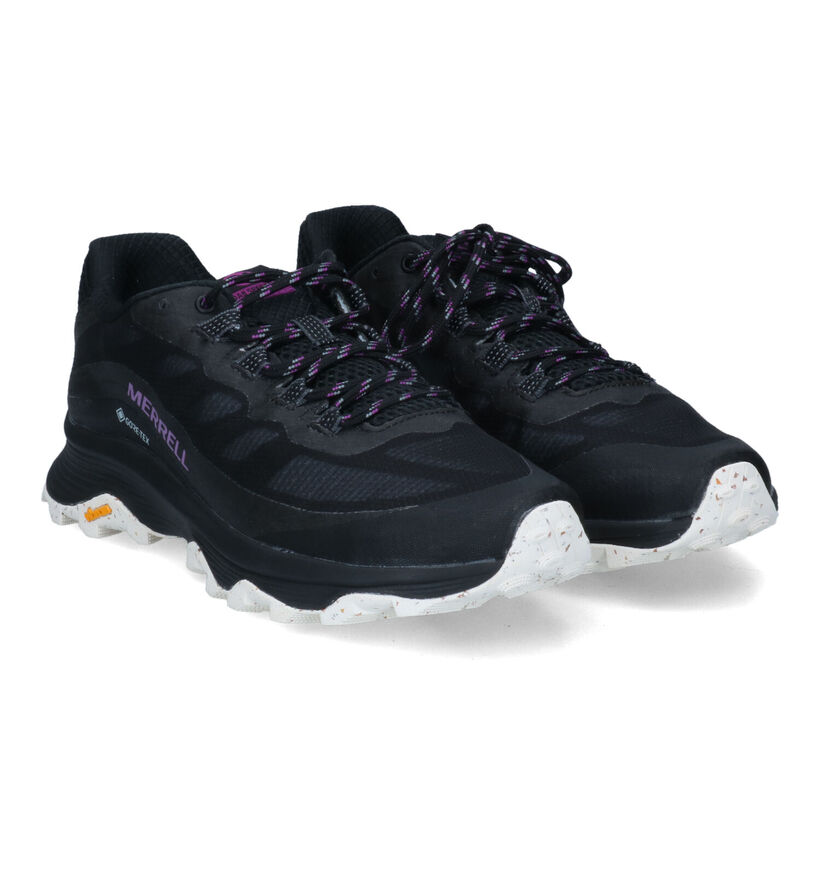 Merrell Moab Speed GTX Chaussures de Randonneé en Noir pour femmes (310226) - pour semelles orthopédiques