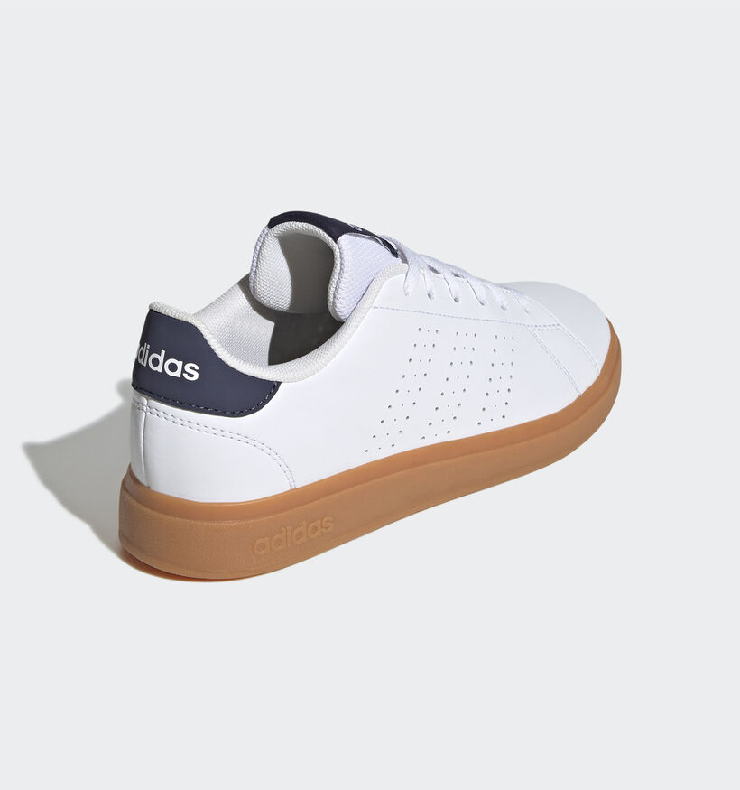 adidas Advantage Base 2.0 Baskets en Blanc pour filles, garçons (350290) - pour semelles orthopédiques