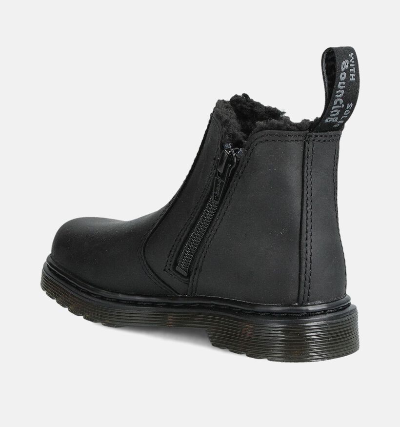 Dr. Martens 2976 Leonore Mono Zwarte Chelsea Boots voor jongens, meisjes (359636)
