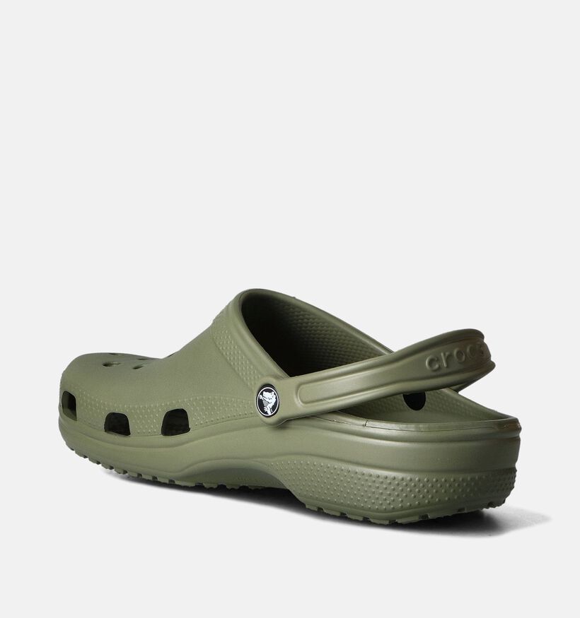 Crocs Classic Nu-pieds en Vert Khaki pour hommes (354141)