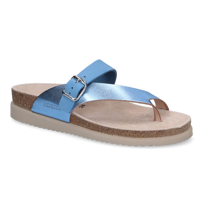 Mephisto Helen Mix Gouden Slippers in leer (306885)