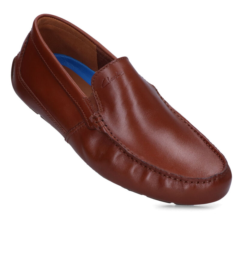 Clarks Markman Plain Cognac Instappers voor heren (321963)