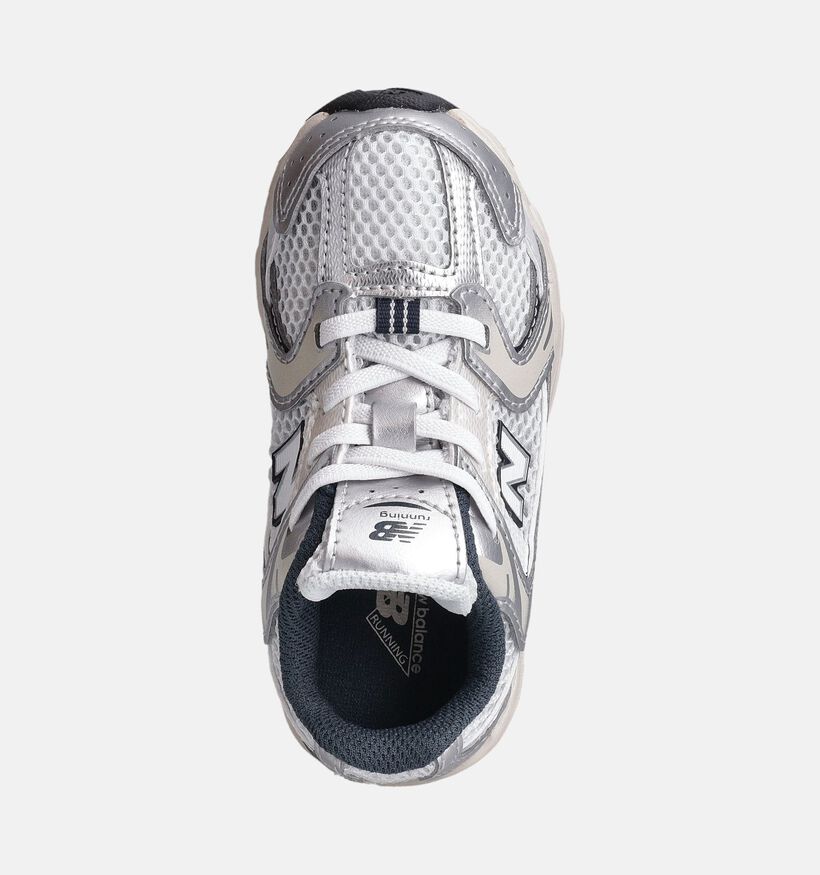 New Balance 530 Baskets en Argent pour filles, garçons (358687) - pour semelles orthopédiques