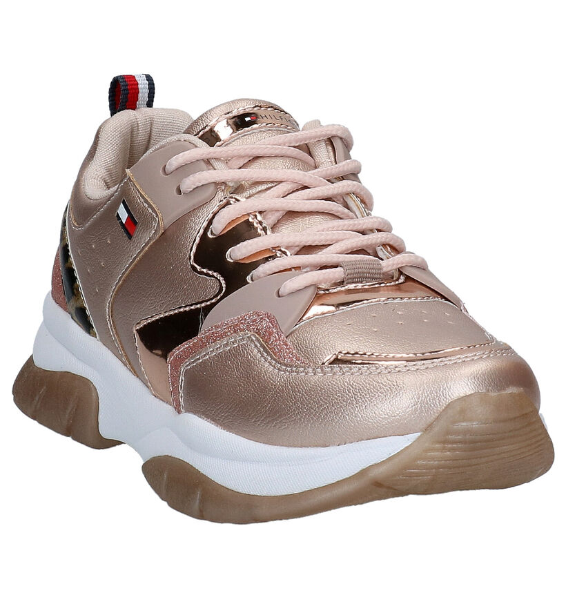 Tommy Hilfiger Rose Golden Sneakers in kunstleer (279912)