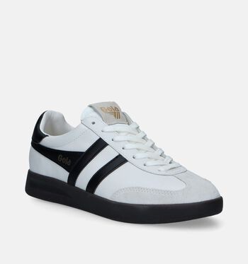 Gola Low Baskets White/Black/Dark Gum