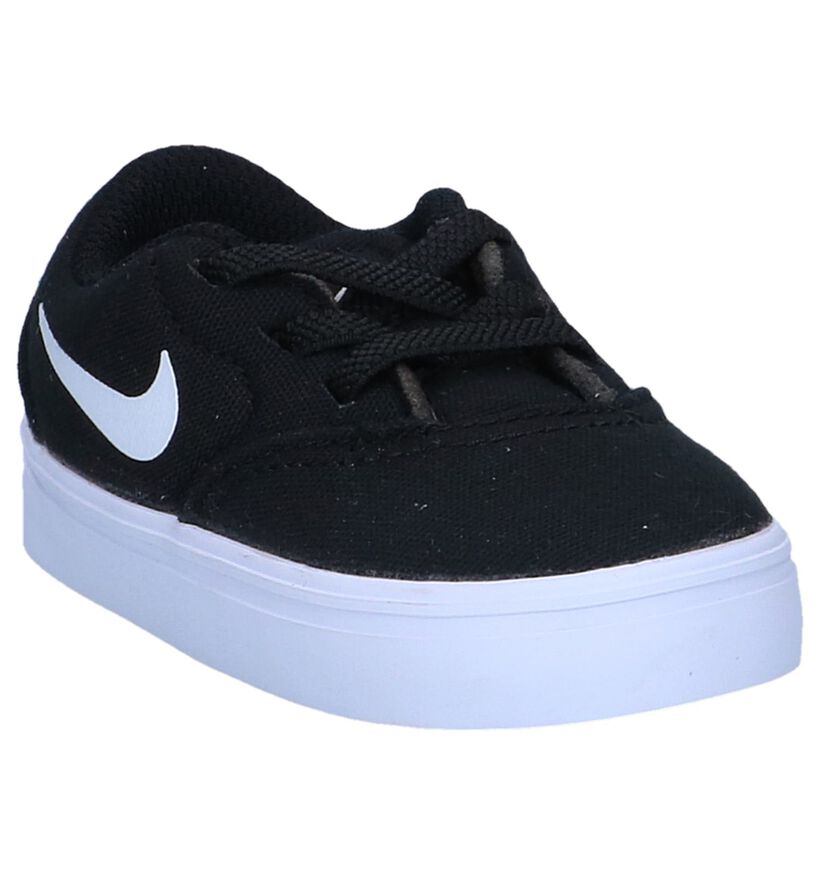 Zwarte Skateschoenen Nike SB Check Canvas in stof (249928)