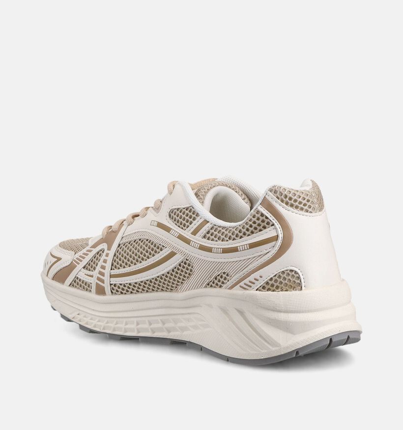 Signatur Baskets en &Eacute;cru pour femmes (368825) - pour semelles orthop&eacute;diques