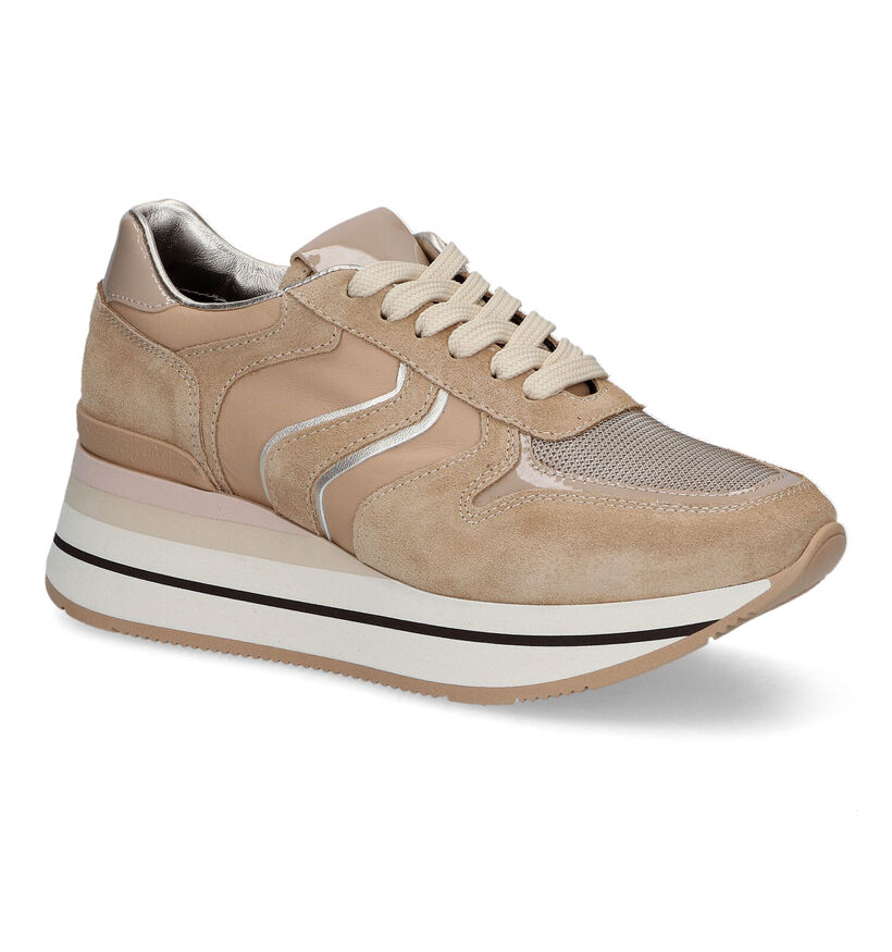 Hip Beige Sneakers voor dames (316785) - geschikt voor steunzolen