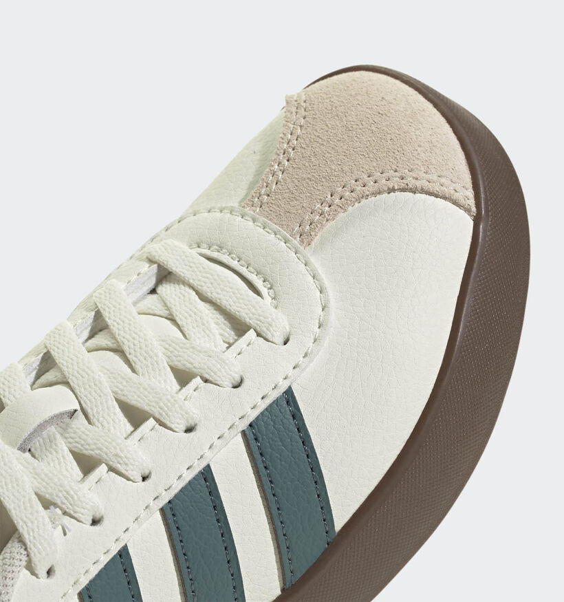 adidas VL Court 3.0 Witte/Groene Sneakers voor meisjes, jongens (366069) - geschikt voor steunzolen
