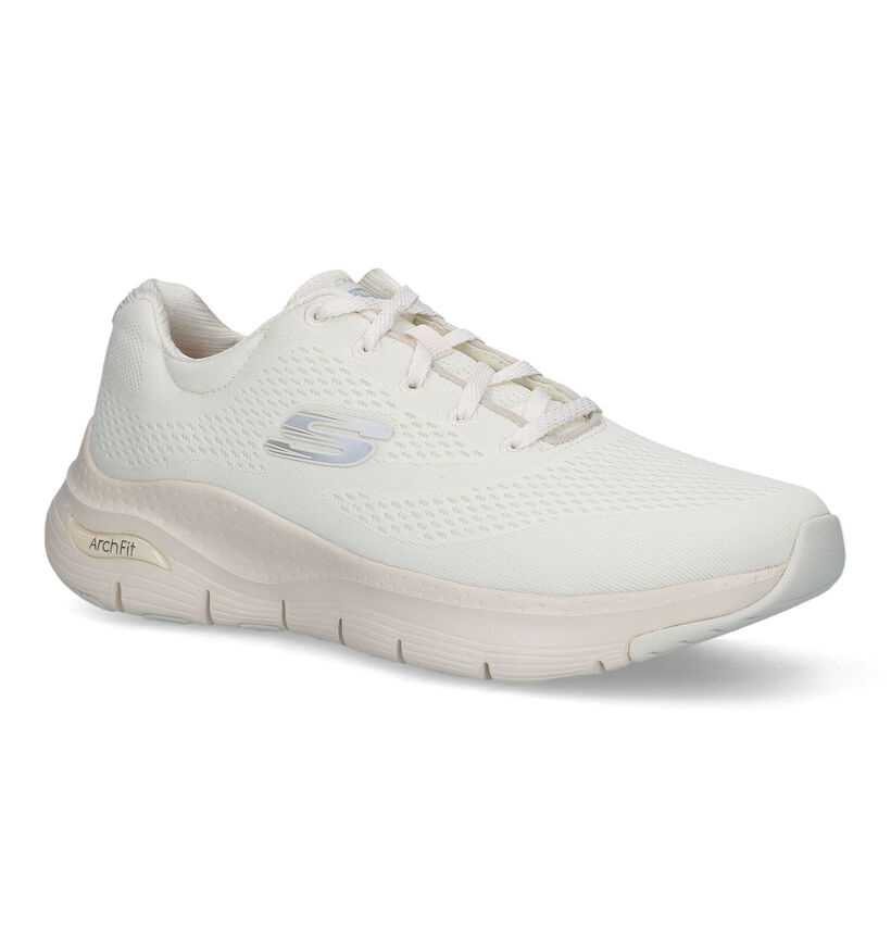 Skechers Arch Fit Ecru Sneakers voor dames (319357) - geschikt voor steunzolen