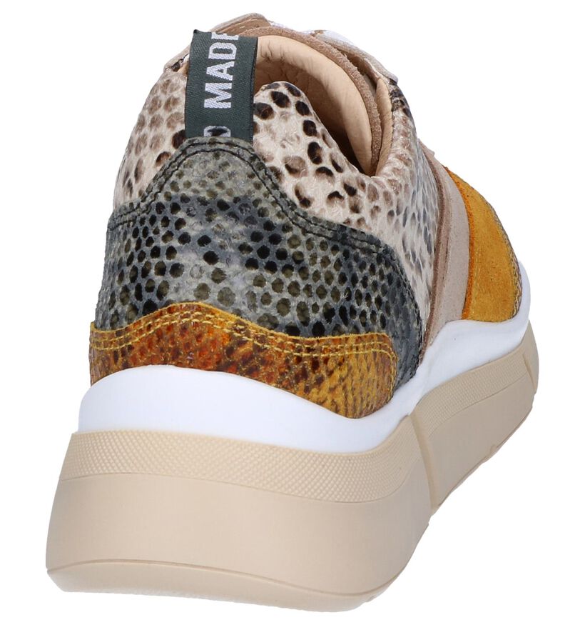 Deabused Baskets casual en Beige en daim (263732)