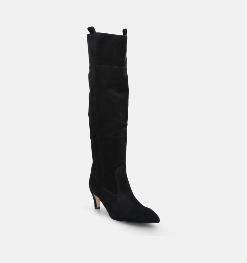 Gabor Bottes hautes &agrave; talons en Noir pour femmes (380060)