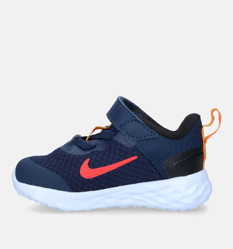 Nike Revolution 6 TD Baskets en Bleu pour filles, garçons (328092)