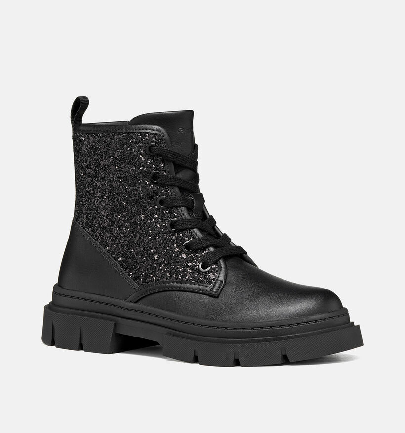 Geox Karsyn Girl Glitter Boots met Veter en Rits voor meisjes (377737) - geschikt voor steunzolen