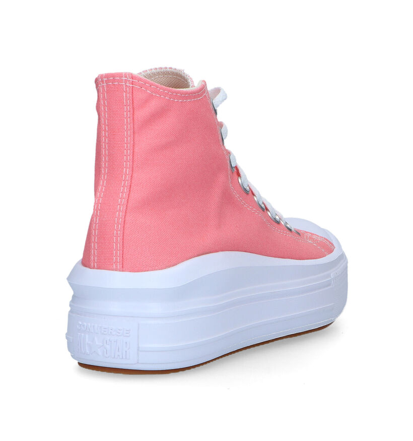 Convers Chuck Taylor All Star Move Platform Baskets en Rose pour femmes (325471)