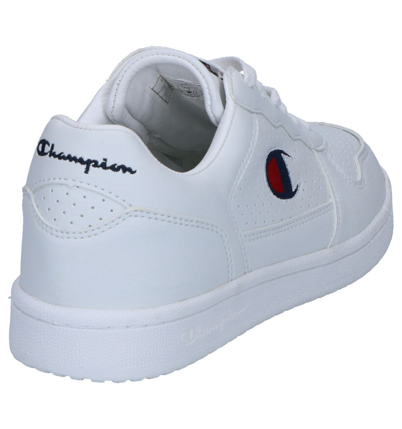 Champion Chicago Witte Sneakers in kunstleer (267037)