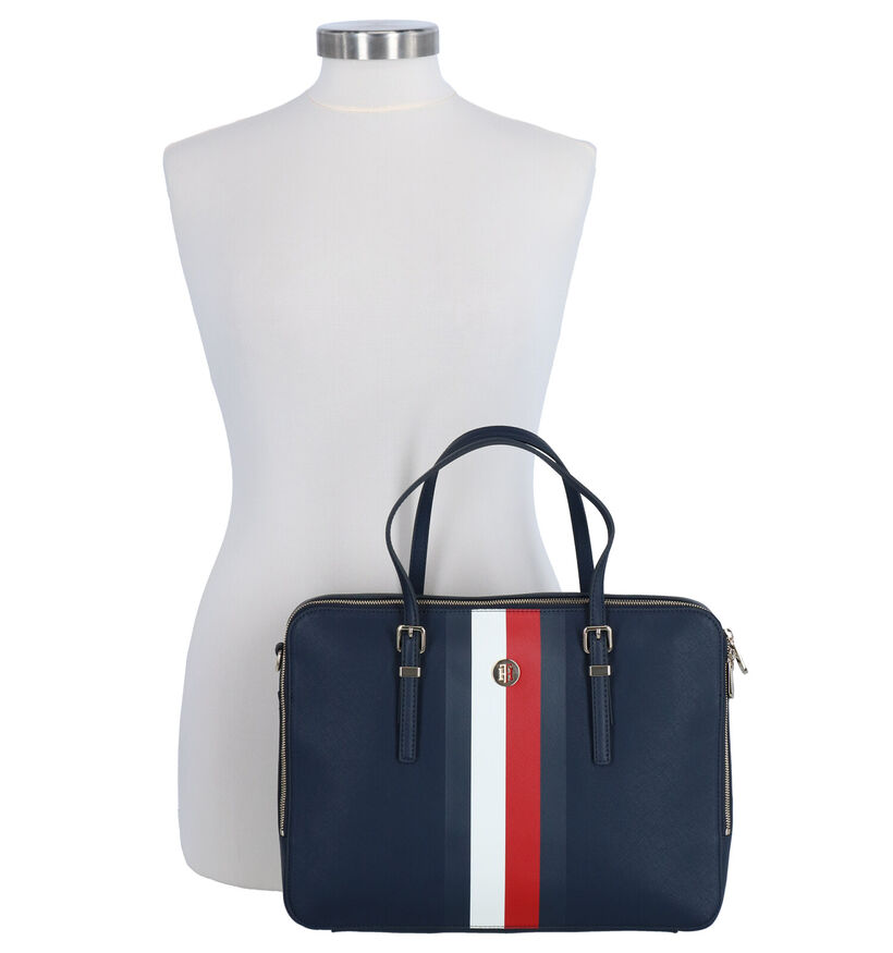 Tommy Hilfiger Honey Sac Professionnel en Bleu en simili cuir (256964)