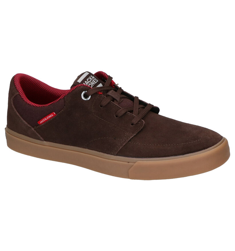 Jack & Jones Barton Skate Sneakers en Marron en daim (256273)