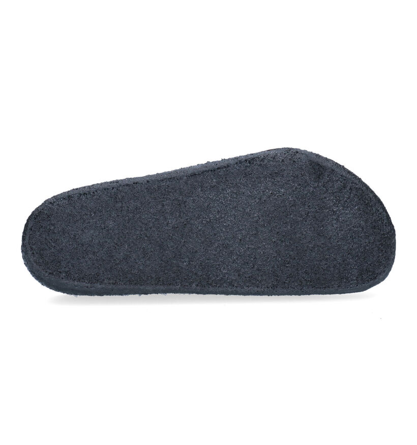Birkenstock Zermatt Pantoufles en Brun en laine (313699)