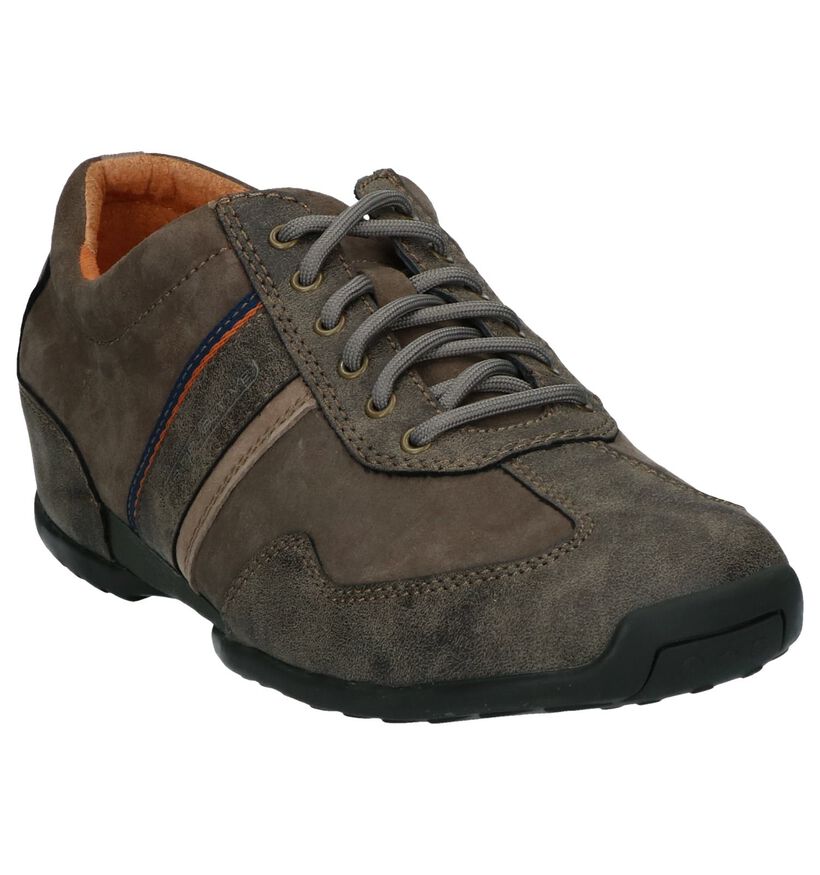 Camel Active Space Chaussures Basses en Taupe en nubuck (259367)