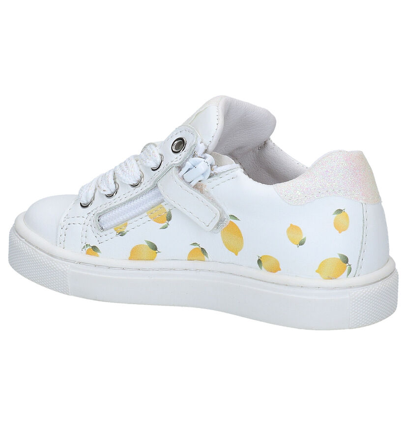 Kipling Vicky Lemon Chaussures à lacets en Blanc en cuir (289892)