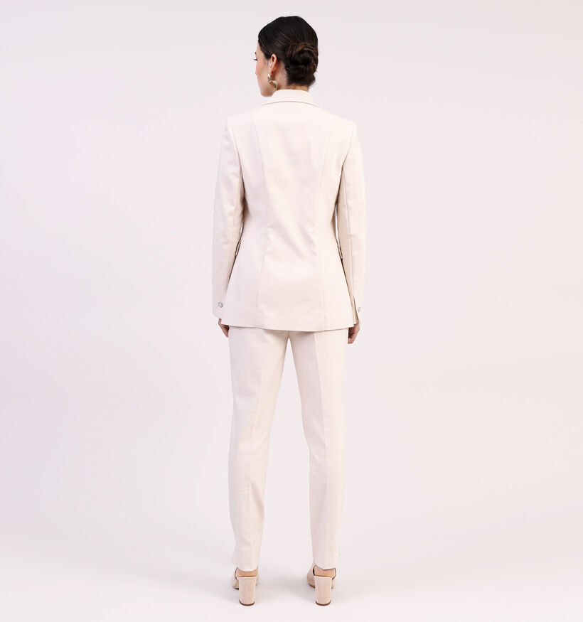 comma Beige Getailleerde Blazer (324092)