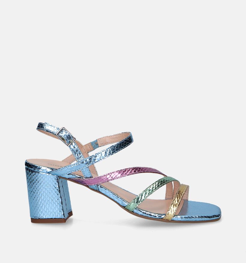 Signatur Blauwe Sandalen Met Hak voor dames (338923)