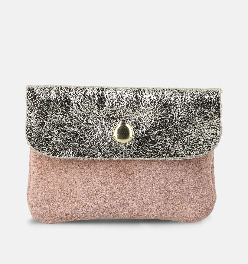 Via Limone Porte-monnaies zipp&eacute; en Rose pour femmes (382755)