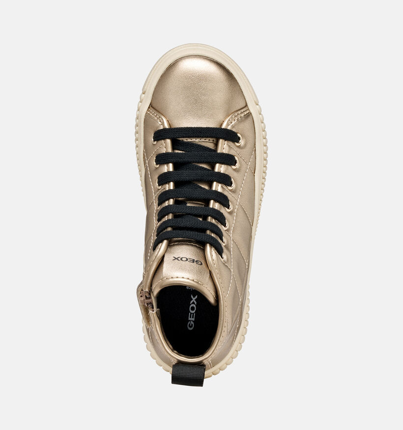Geox Laquinny Gouden Schoenen met Veter en Rits voor meisjes (376257) - geschikt voor steunzolen