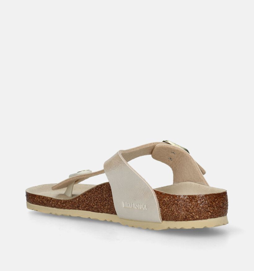 Birkenstock Gizeh BS Witte Teenslippers voor meisjes (338081)