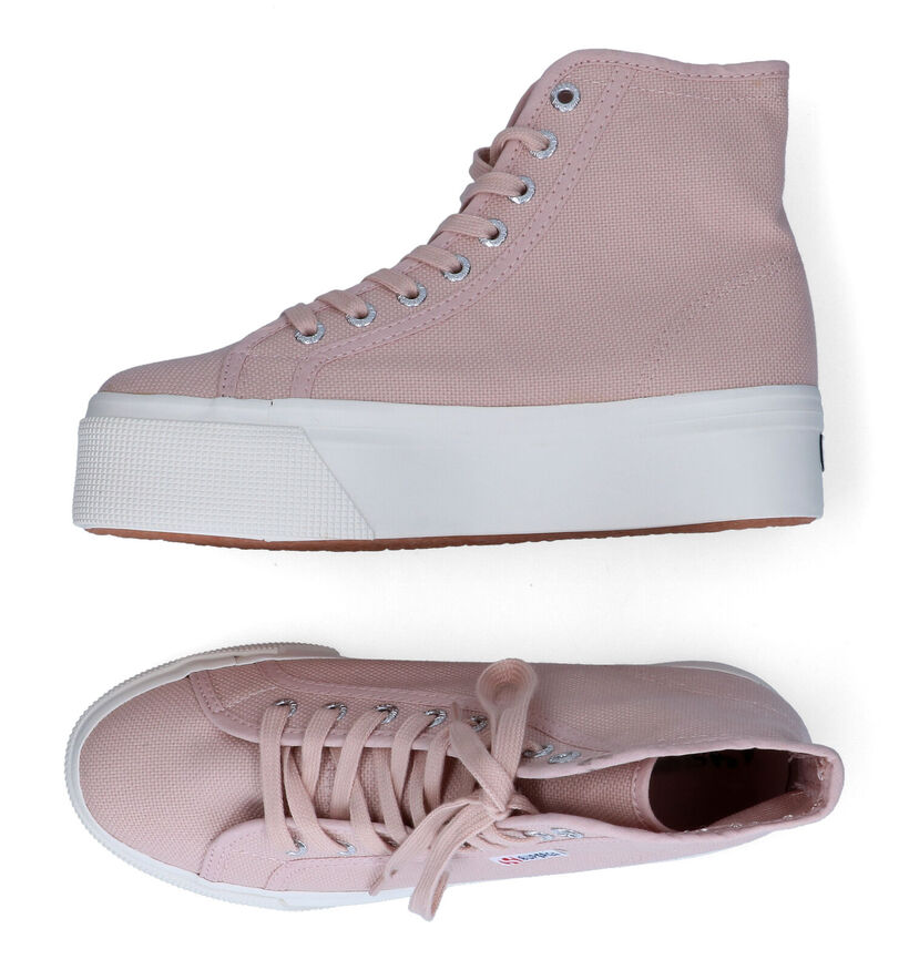 Superga Hi Top Roze Sneakers voor dames (305720)
