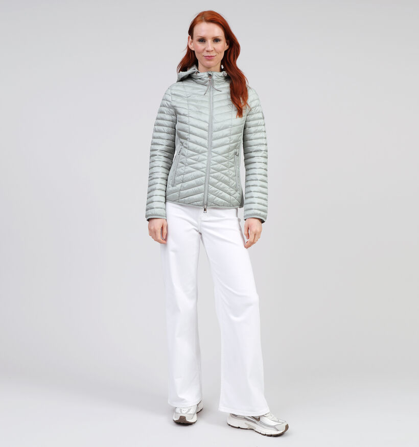 Barbara Lebek Groene Korte Regenjas voor dames (355422)