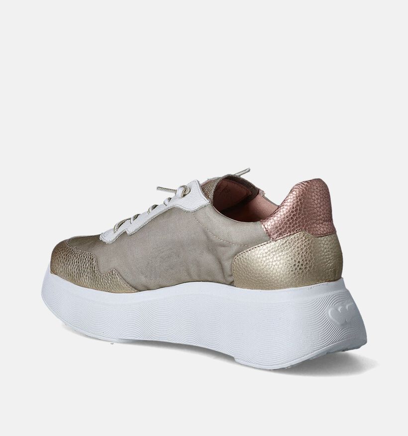 Wonders Gouden Sneakers voor dames (357817)