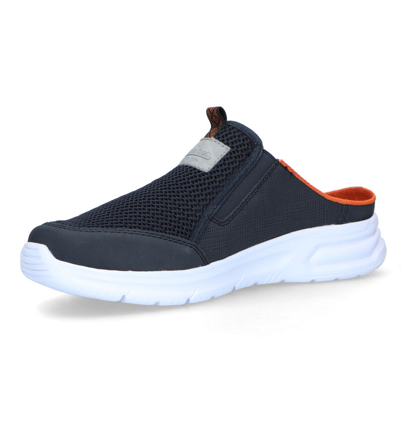 Rieker Nu-pieds casual en Bleu foncé pour hommes (339183)