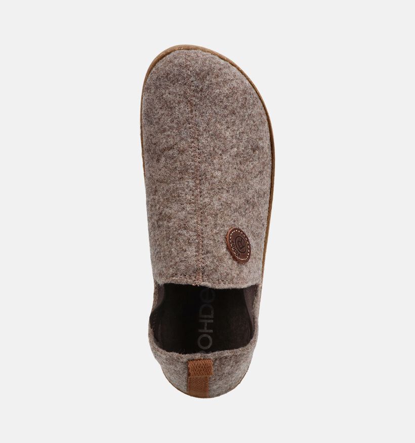 Rohde Foggia Taupe Gesloten Pantoffels voor dames (379803) - geschikt voor steunzolen