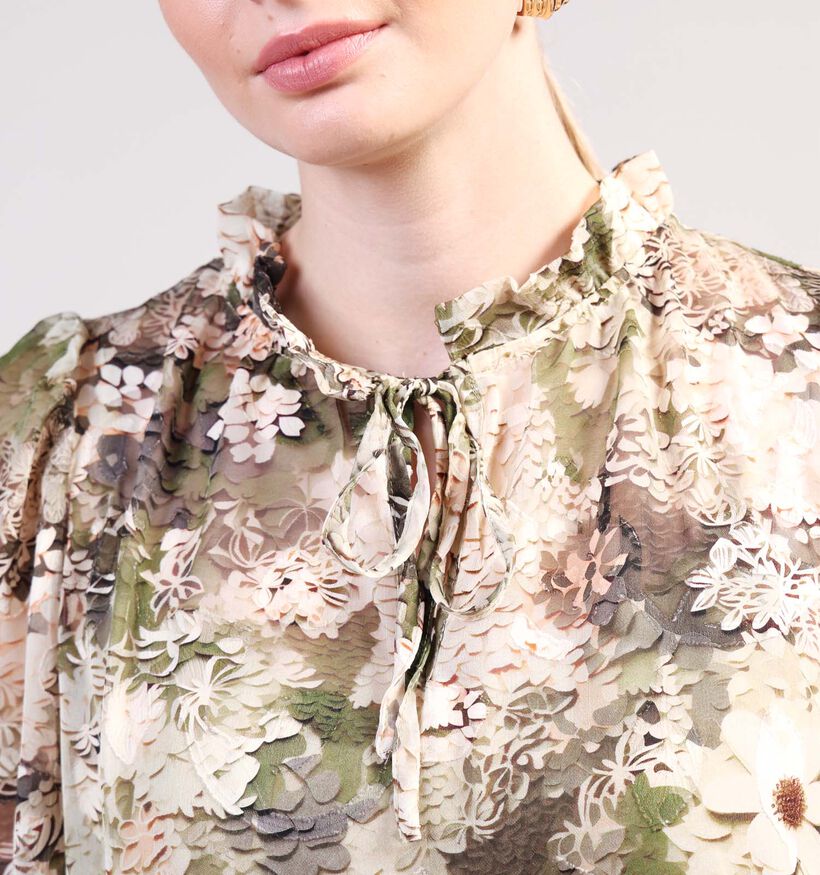 Sisters Point Elza  Robe mi-longue en Vert pour femmes (371956)