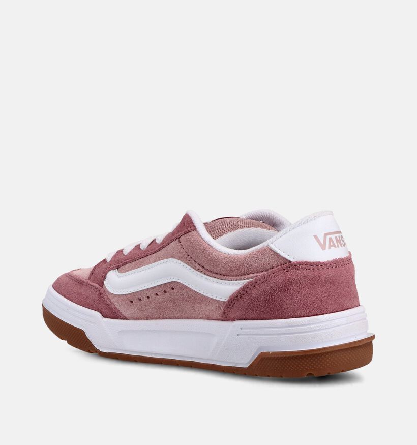 Vans Hylane Baskets en Rose/Blanc pour filles (368971)