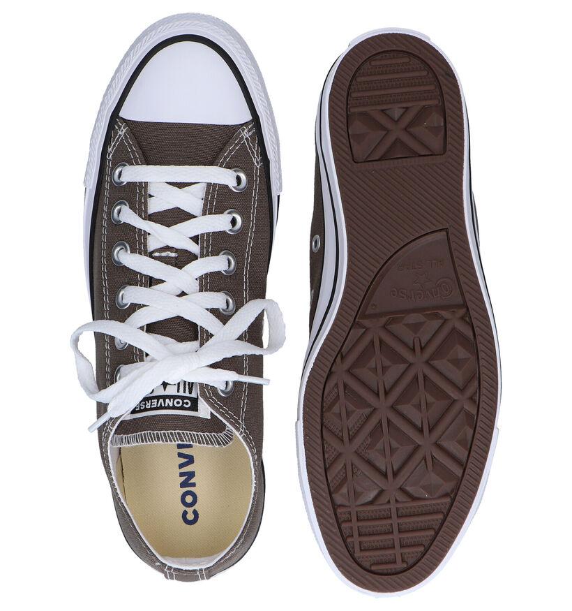 Converse Chuck Taylor AS Baskets en Beige en textile (287162)