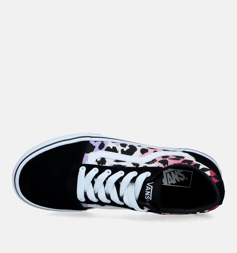 Vans Ward Animal Gradient Zwarte Skate sneakers voor meisjes (327968)