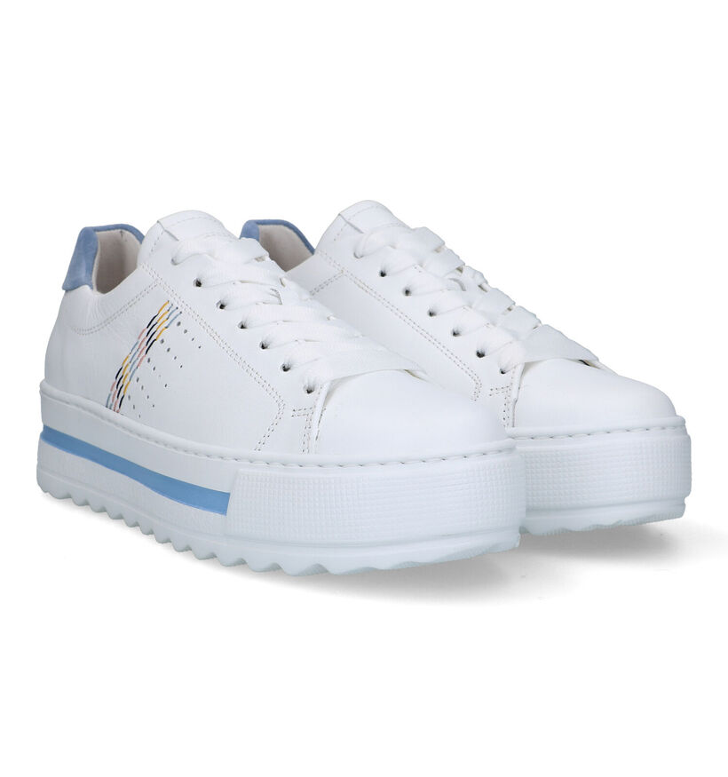 Gabor Optifit Witte Sneakers voor dames (319484) - geschikt voor steunzolen