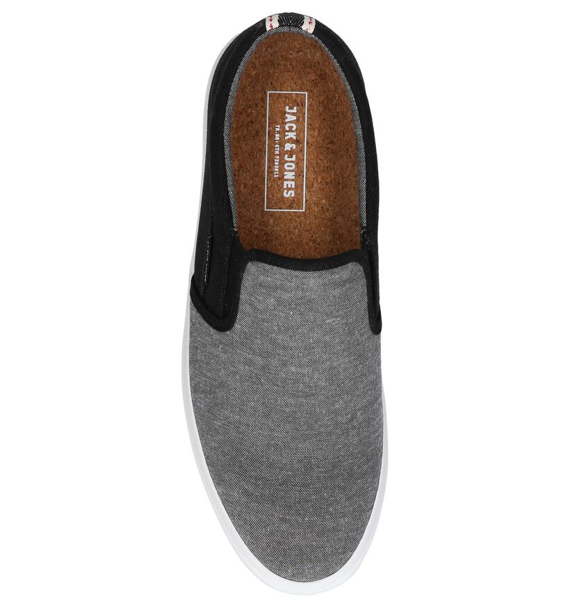 Jack & Jones Chaussures slip-on en Gris en textile (245272)