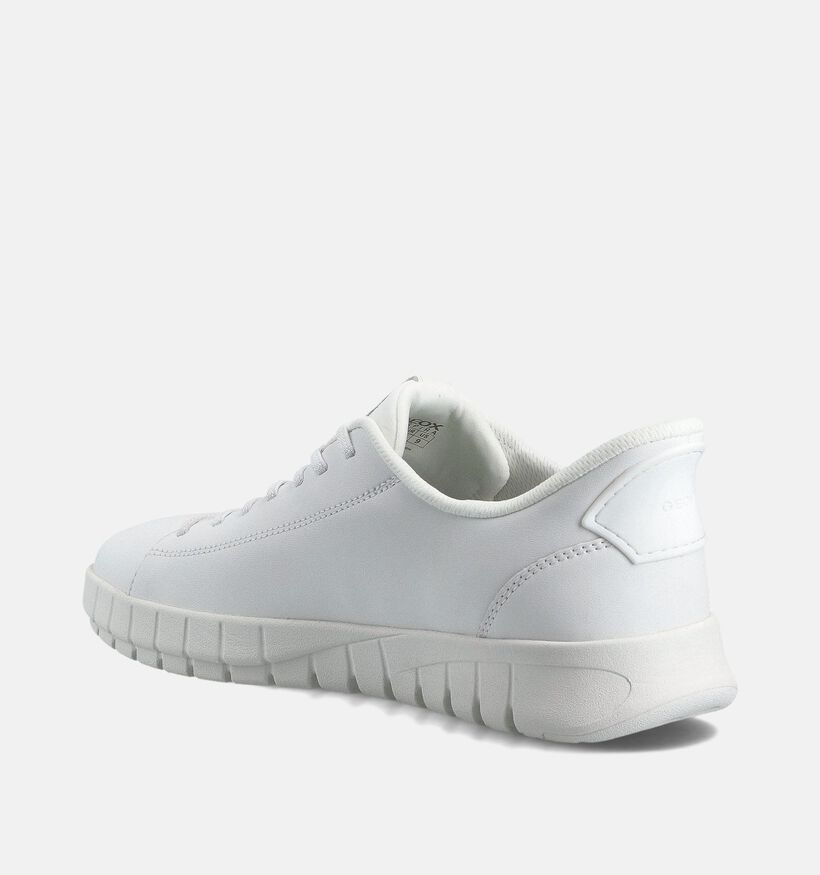 Geox Chaussures à lacets en Blanc pour hommes (370524) - pour semelles orthopédiques