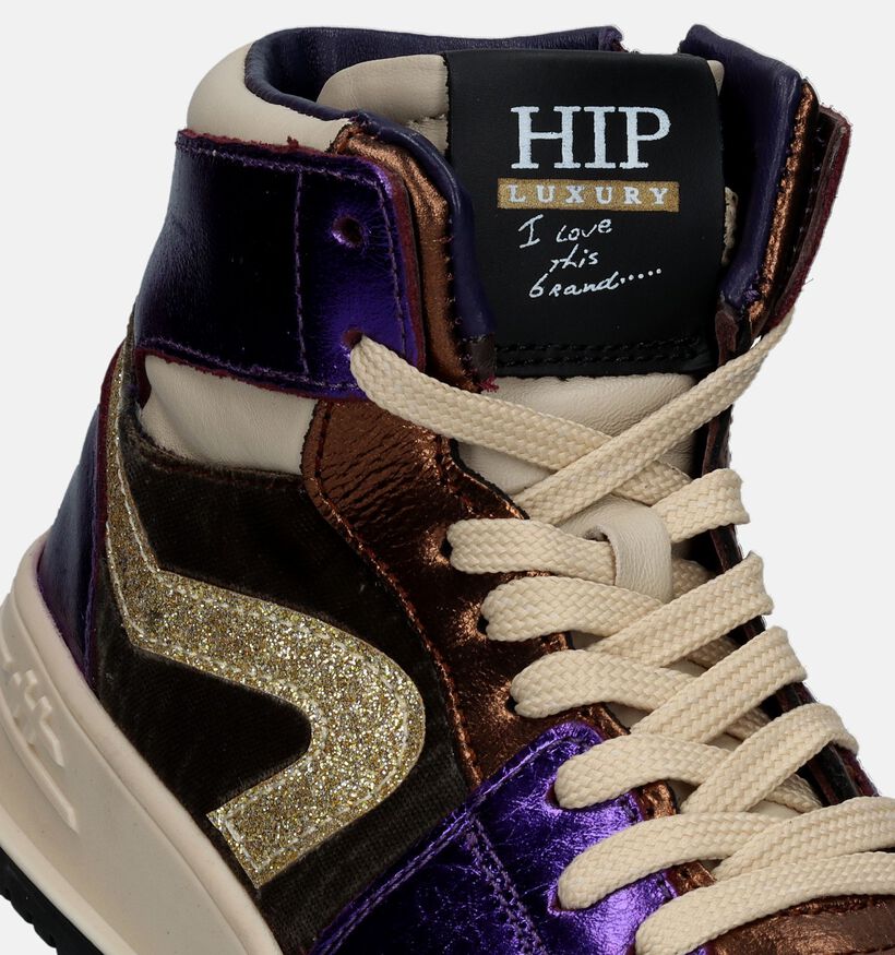 Hip Paarse Sneakers voor meisjes (331039) - geschikt voor steunzolen