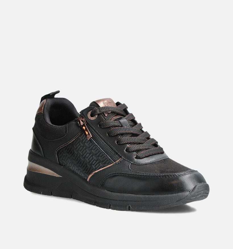 Tamaris Chaussures à lacets en Noir pour femmes (360674) - pour semelles orthopédiques