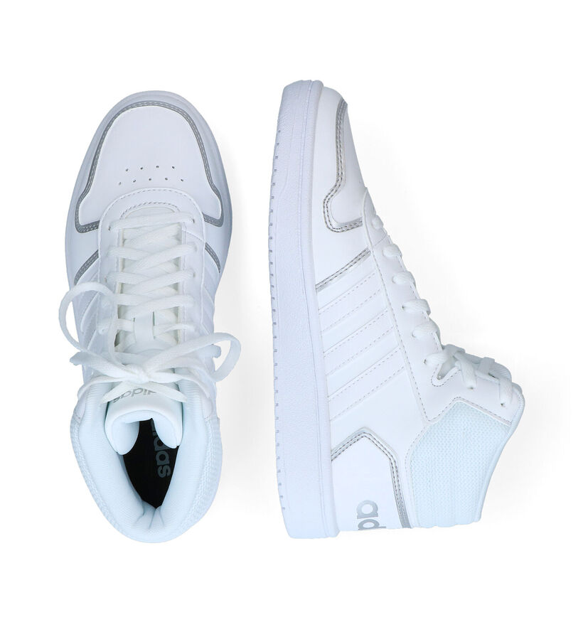 adidas Hoops Witte Sneakers voor dames (300158)
