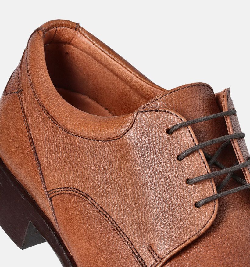 Ambiorix Aldo Cognac Geklede schoenen voor heren (356012) - geschikt voor steunzolen